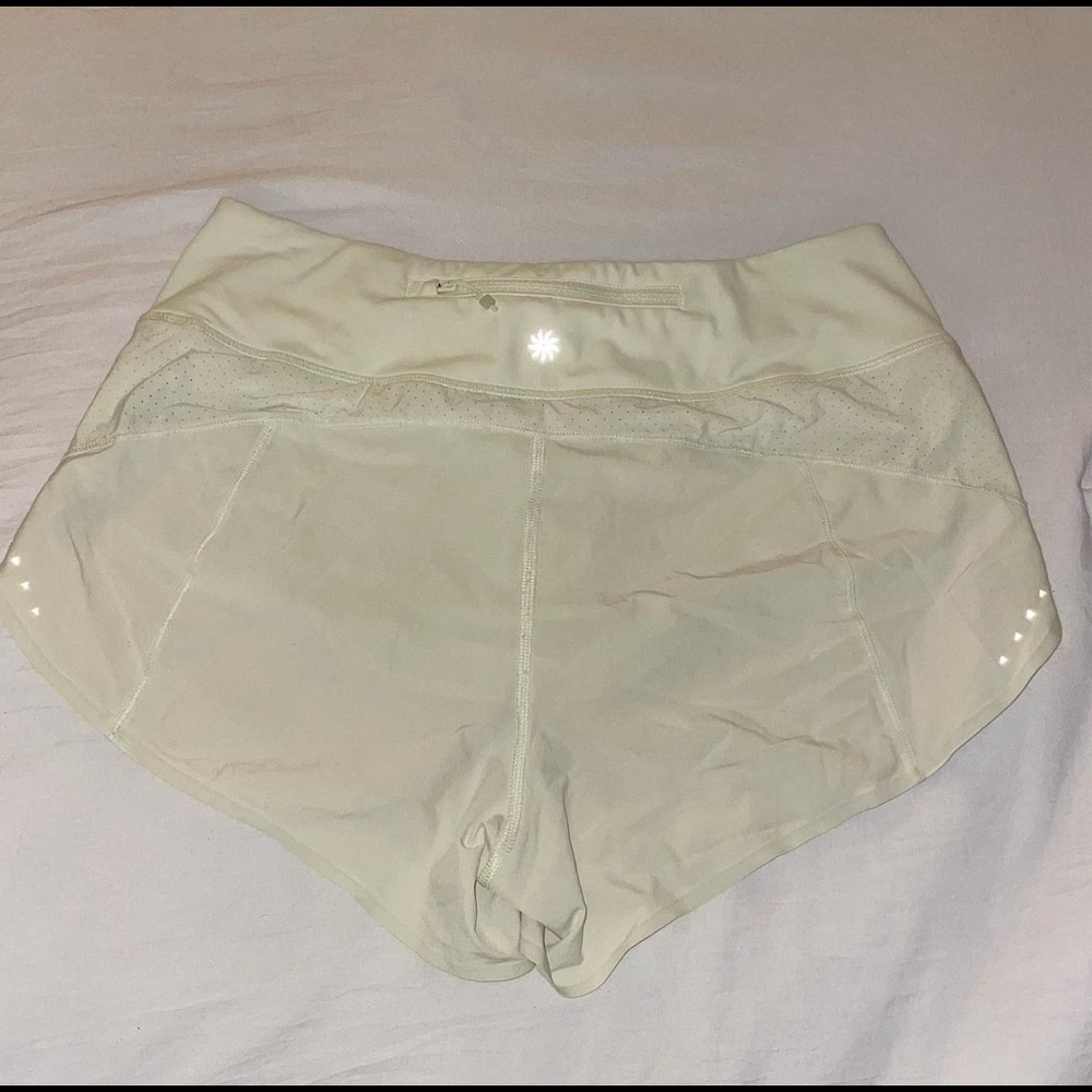Athleta shorts! Pretty pale yellow-green